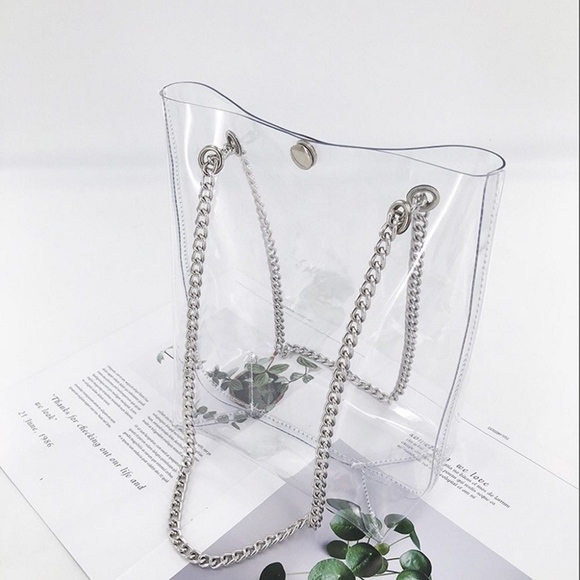 King Handbags - Cute Transparent Handbag